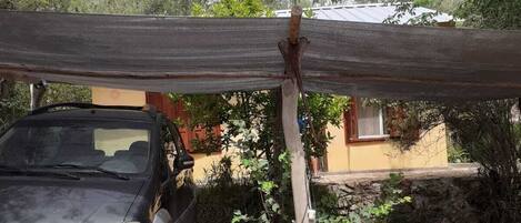 Cabin, 2 Bedrooms, Smoking, Patio | Property grounds