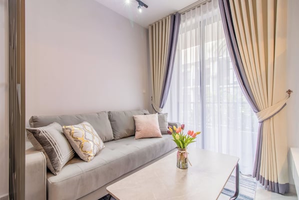 Habitación doble Deluxe | Caja de seguridad en la habitación y insonorización 