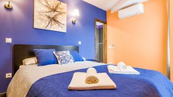 2 slaapkamers, een strijkplank/strijkijzer, reisbedje, wifi