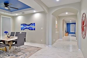 Dining - Stunning 6 Bedroom Near Downtown with Tons of Games, Pickleball, Sleeps 19  (San Antonio)