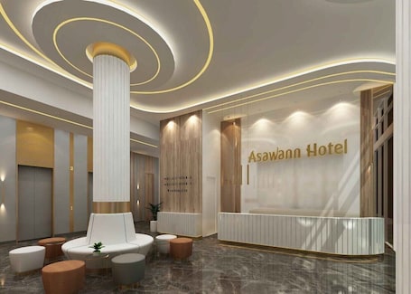 Recepción. Asawann Hotel Suvarnabhumi