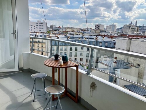 Appartement de 3 pièces, lumineux,  avec balcons et vue panoramique