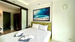 อพาร์ทเมนท์, 1 ห้องนอน, พร้อมสิ่งอำนวยความสะดวกสำหรับผู้พิการ, ระเบียง | 1 ห้องนอน