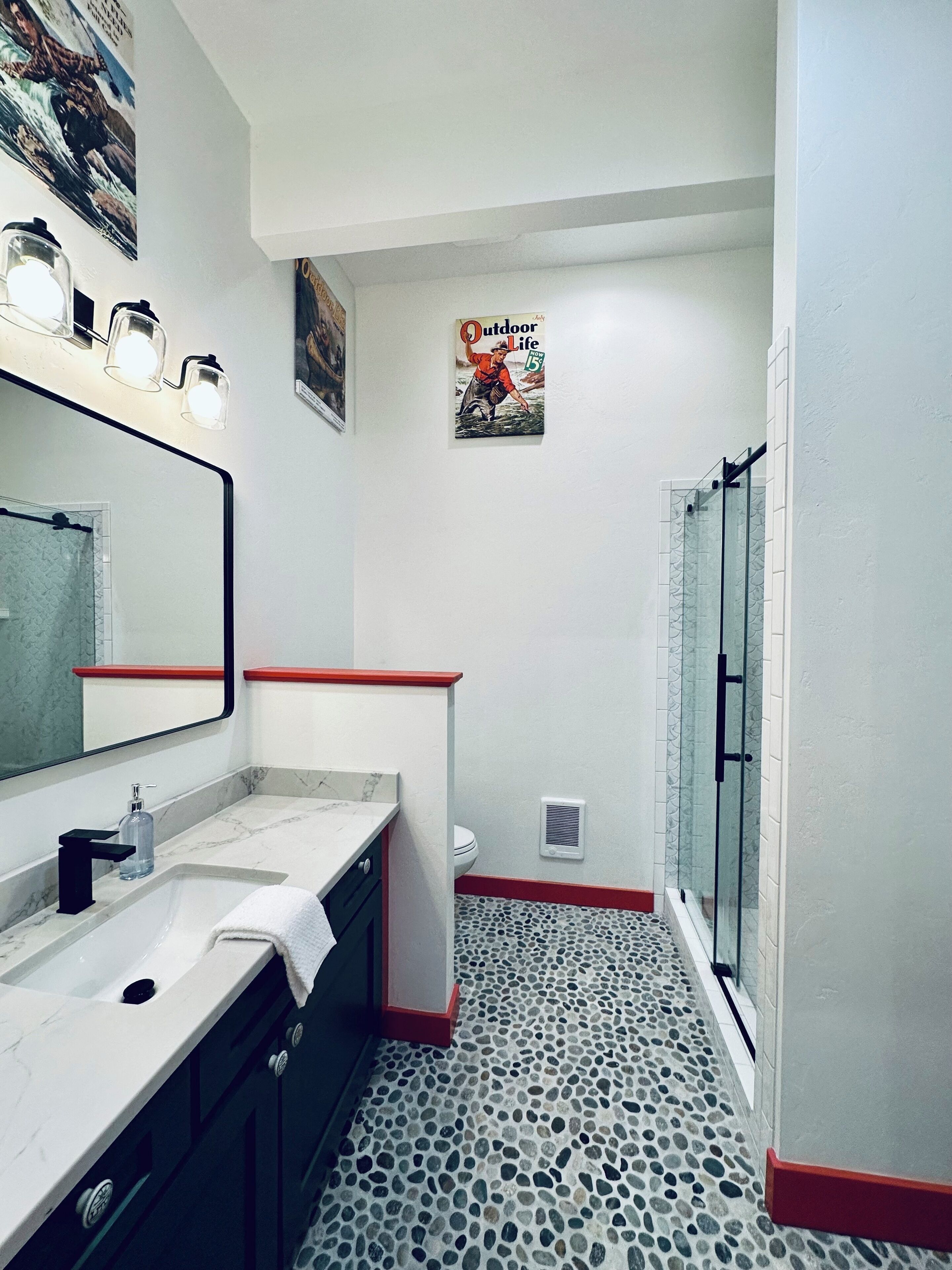 Hårtørrer, håndklæder