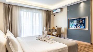 商務客房 | 1 間睡房、房內夾萬、書桌、隔音