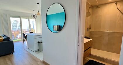 Paris - Vue Tour Eiffel - Appartement Neuf et Moderne - Métro Ligne 4