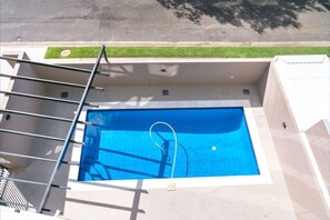 Indoor pool, a heated pool