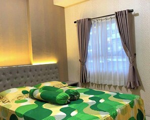 ห้องสแตนดาร์ดดับเบิล | พื้นที่ทำงานแบบใช้แล็ปท็อป, Wi-Fi ฟรี, ผ้าปูที่นอน