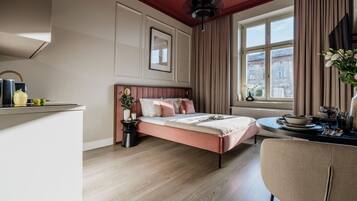 Premium Studio Suite | Living area | 43-inch Smart TV with digital channels