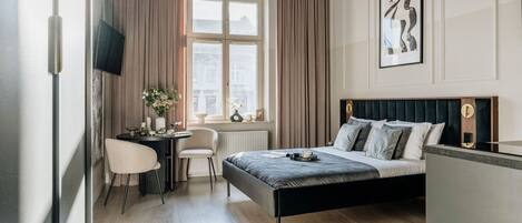 Premium Studio Suite | Living area | 43-inch Smart TV with digital channels