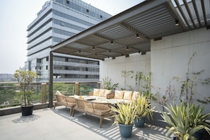 Rooftop terrace - AR SUITES KLJ SQUARE (Gurugram)