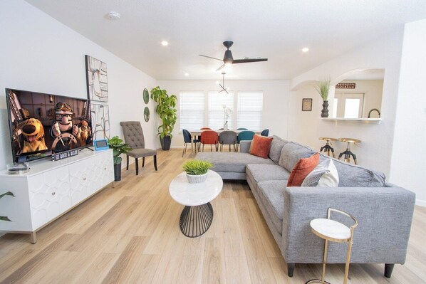 TV, video games, books, stereo