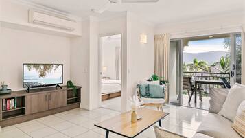 Apartemen | 1 kamar tidur, meja kerja, setrika/meja setrika, dan internet