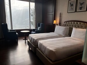 Sábanas de algodón egipcio, ropa de cama de alta calidad y minibar