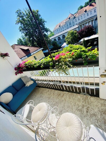 Lovely 1-bedroom 3 bed in a 18 century townhouse in Ljubljana