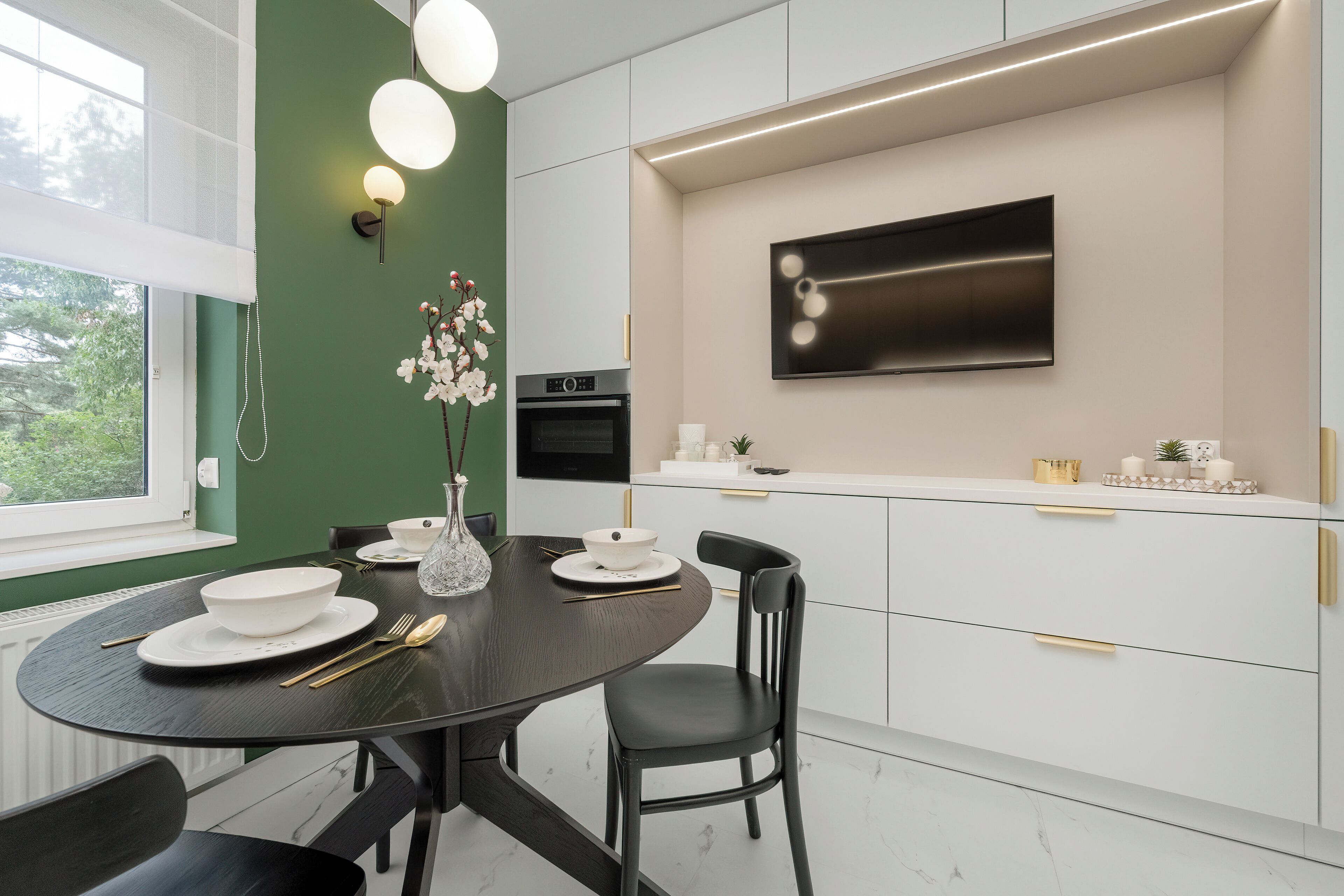 Apartment, 2 Schlafzimmer, Küche | Eigene Küche | Kühlschrank, Ofen, Herdplatte, Geschirrspüler