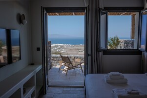 Quarto executivo, sacada, vista para o mar | Terraço/pátio