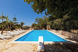 Hus - udsigt til pool | Privat pool
