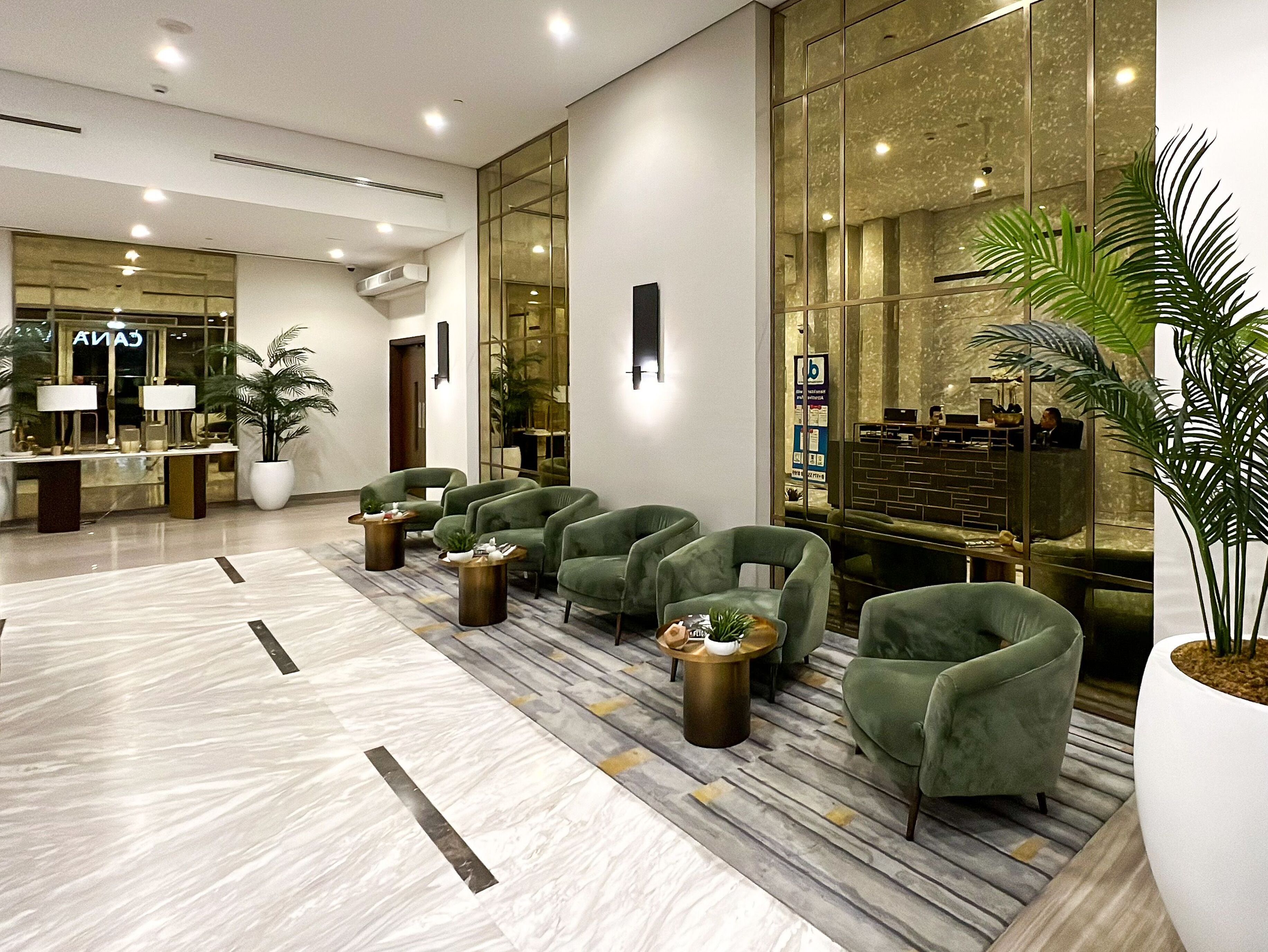 Lobby sitting area