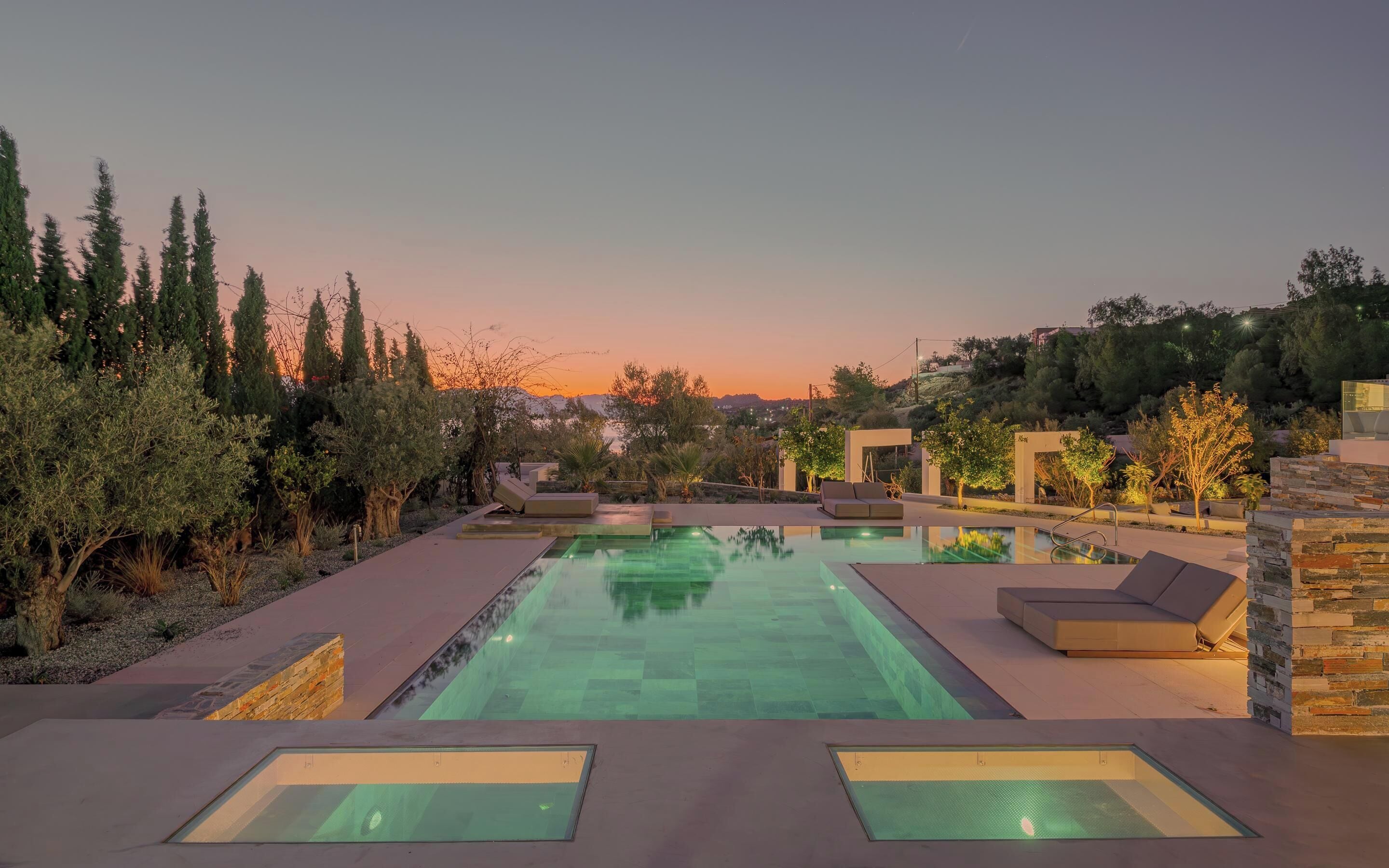 Villa, 4 Bedrooms, Private Grand Pool, Sea View | Roupas de cama de algodão egípcio, roupas de cama premium