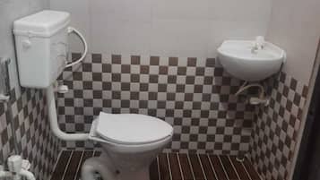 Shower, towels, soap