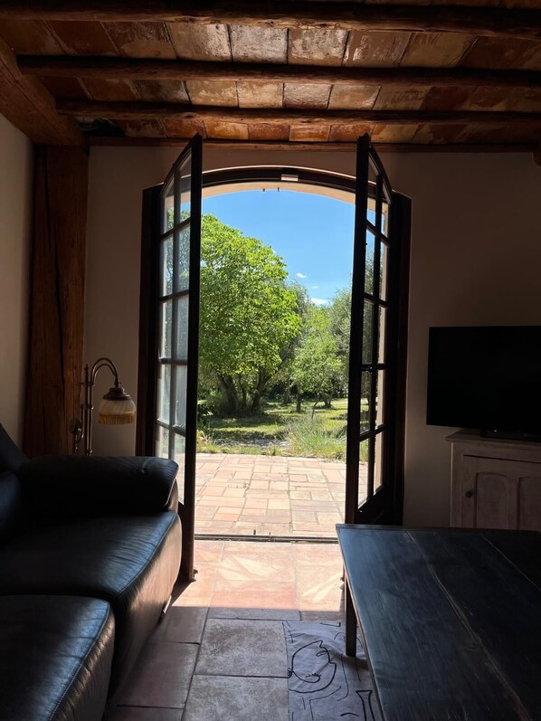 TV, fireplace, books, offices - Hebrard House - 8 people (Nîmes)