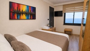 Economy-Doppelzimmer, Meerblick