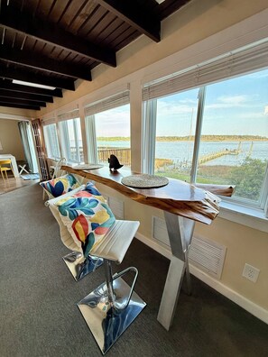 Interior - Fresh upgrades, same amazing waterfront view! Private dock, fun & spacious home. (Onemo)