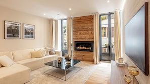 Smart TV, fireplace - L'écrin Alpin - Appartement Haut de Gamme - Emplacement Idéal Coeur de Ville (Chambéry)