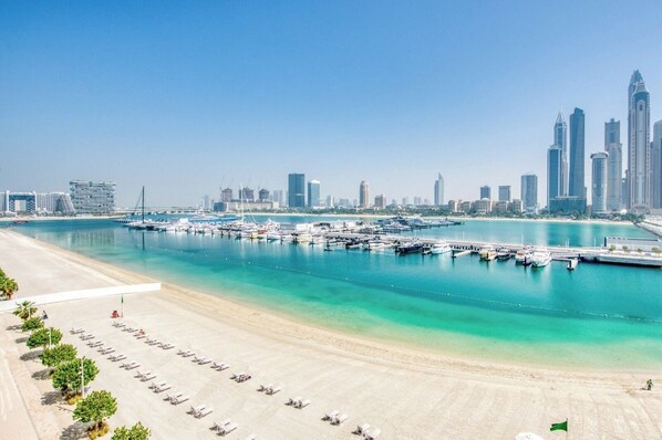 View from property - Luxury Beach Front Apartment (Dubai)