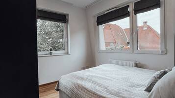 2 chambres, fer et planche Ă repasser, Wi-Fi, draps fournis