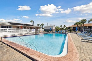 Pool - Beachfront community bliss! Steps from ocean & rocket launches in Cocoa Beach (Cocoa Beach)