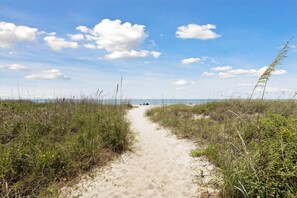 Beach - Beachfront community bliss! Steps from ocean & rocket launches in Cocoa Beach (Cocoa Beach)