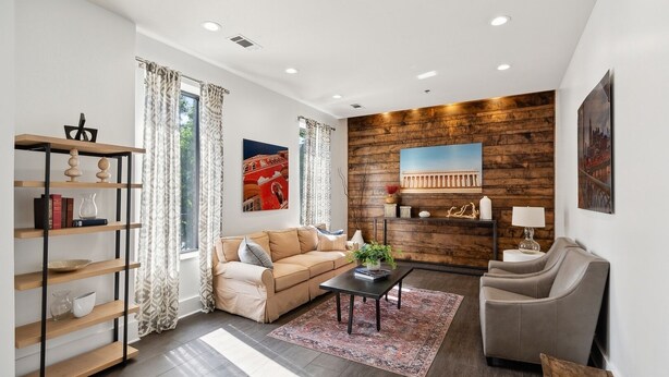 Condo, 1 King Bed with Sofa bed, Kitchen, City View (Nashville Nest) | Living area - Nashville Nest (Nashville)