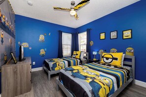Maison, plusieurs lits, accÚs piscine, vue piscine (Magic Villa, 10 Mins To Disney) | 5 chambres, décoration personnalisée, ameublement personnalisé