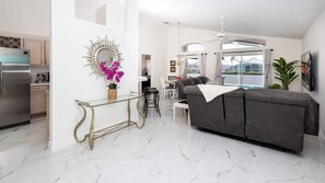 House, Multiple Beds, Pool Access, Pool View (High Point Oasis) | Living area - High Point Oasis (Davenport)