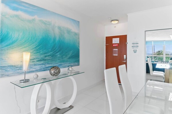 Condo, 2 Queen Beds, Balcony, Ocean View (Ocean Wind) | Interior - Ocean Wind Luxury Beachfront Condo With Pool & Gym (Hollywood)