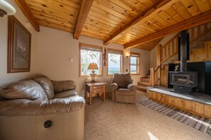Cabin, Multiple Beds, Patio, Mountain View (The Cabin on the Ranch) | Living area - The Cabin on the Ranch (Eureka)