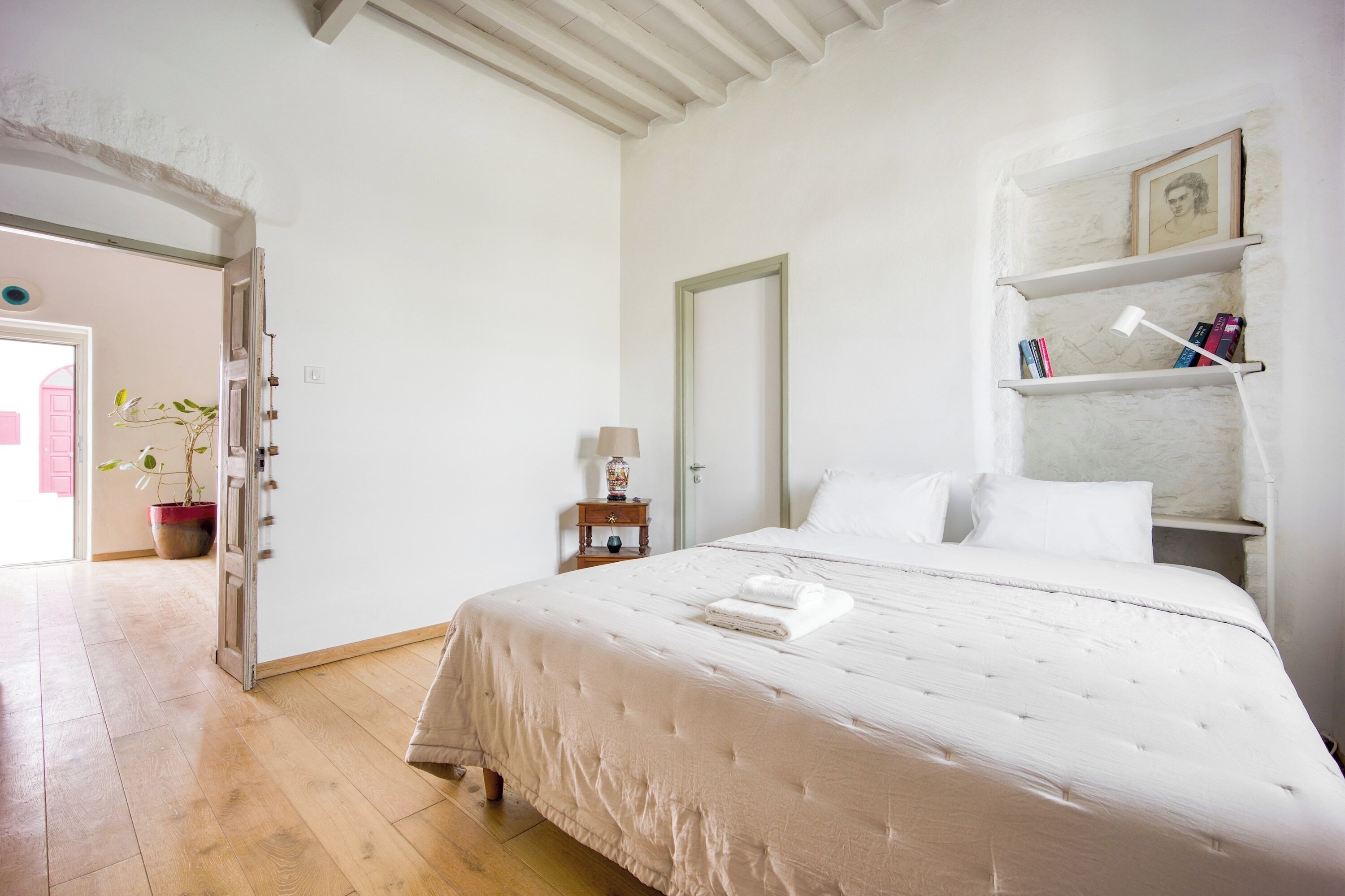 1 makuuhuone, silitysrauta/-lauta, ilmainen Wi-Fi, vuodevaatteet