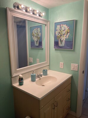 Towels, soap, toilet paper