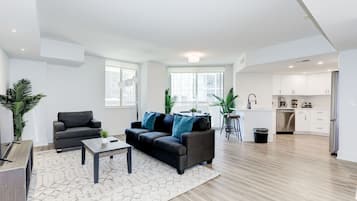 Appartement Supérieur, vue ville | Coin séjour