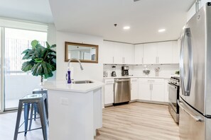 Family Apartment, City View | Private kitchen - Elegant 2BR Apartment - Minutes to D.C. (Arlington)