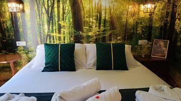 Family Apartment, 2 Bedrooms, Pool Access, Garden View | 1 bedroom, Egyptian cotton sheets, premium bedding, Select Comfort beds