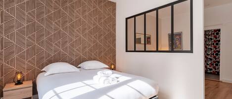 1 Schlafzimmer, Bügeleisen/Bügelbrett, kostenloses WLAN, Bettwäsche