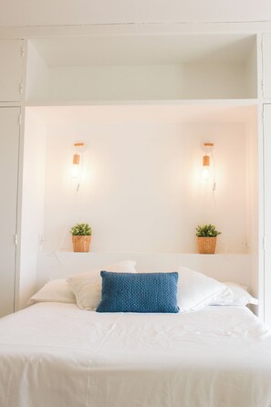 2 dormitorios, tabla de planchar con plancha, wifi y ropa de cama