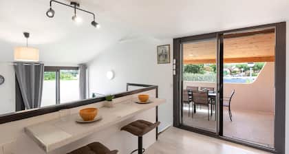 L'Ornano - Maison climatisée avec piscine