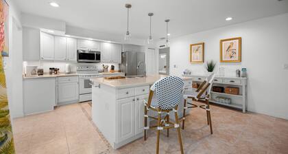 Near beaches! 2100 square foot heated pool home on the Golf Course!