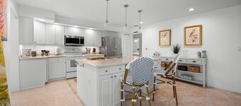 Near beaches! 2100 square foot heated pool home on the Golf Course!