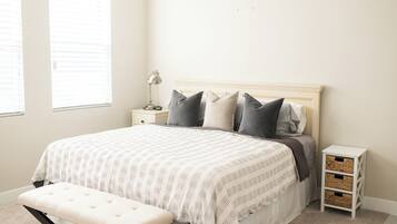 1 bedroom, iron/ironing board, travel crib, WiFi