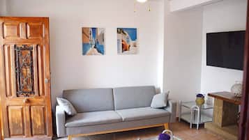 TV connectée, cheminée